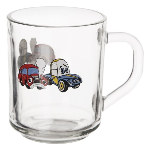 Detský hrnček PRE DETI na pitie teplých a studených nápojov AUTO 230 ml