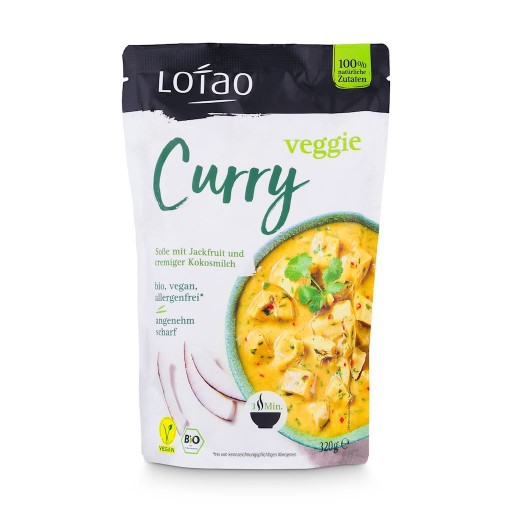 JACKFRUIT V BIO KARI OMÁČKE 320 g - LOTAO LOTAO