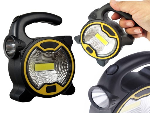 VÝKONNÁ COB LED DIELENSKÁ LAMPA S RÚČKOU