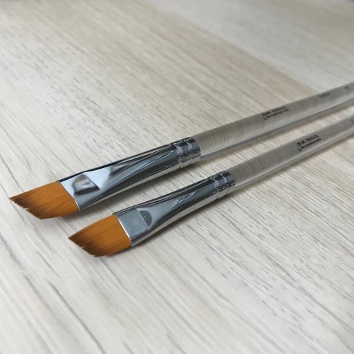 GrimMaster Nadia diagonálna plochá syntetická kefa #2