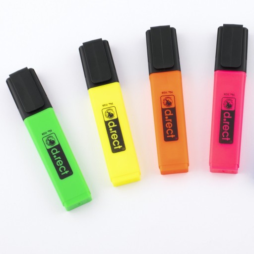 ZVÝRAZŇOVAČ 4 FARBY TEXTMARKER FLUO SET
