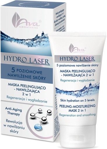 Ava Hydro Laserová krémová hydratačná zlupovacia maska 2v1 50ml