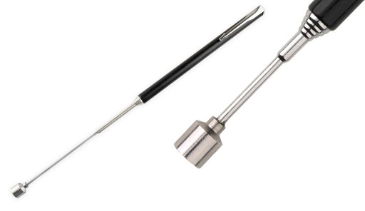 MAGNETICKÝ UCHOVÁVAČ, TELESKOPICKÝ MAGNET, DLHÝ, SILNÝ