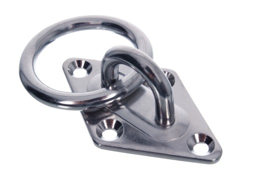 Upevnenie drieku na nerezový háčik 8mm s krúžkom 8x45mm