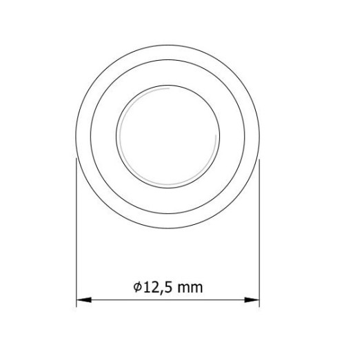 Skrutkovacie puzdro M8 x 15 mm bez nákružku na drevo
