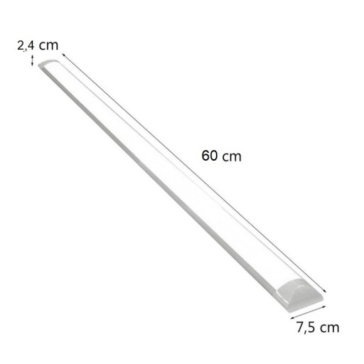 Lištové svietidlo LED 60cm 18W 3000K 1800lm IP20 IRON