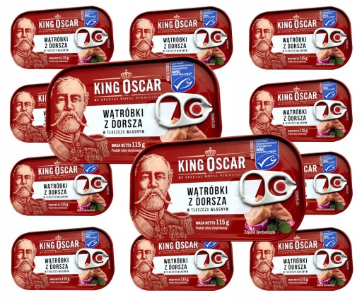 Treska pečeň vo vlastnom tuku 115g King Oscar MSC