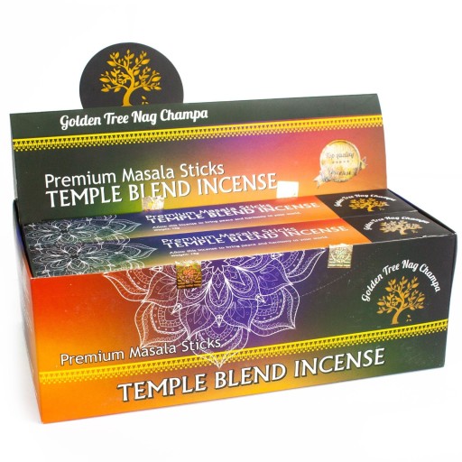 Vonné tyčinky Golden Nag Champa - Temple Blend