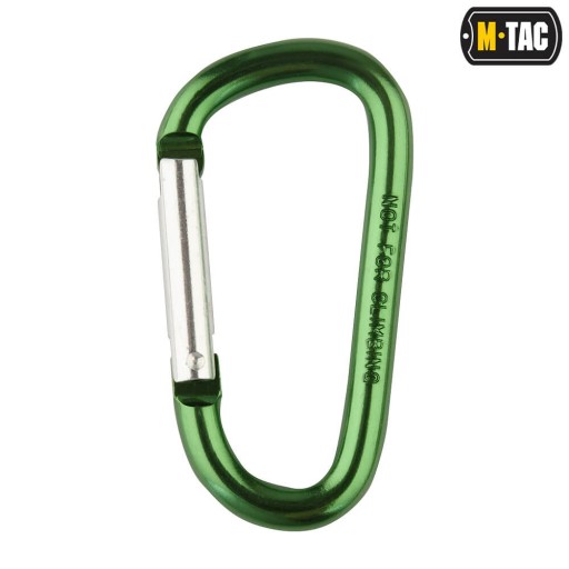 TAKTICKÁ KARABÍNA 8 cm HLINÍKOVÁ M-TAC OLIVOVÁ