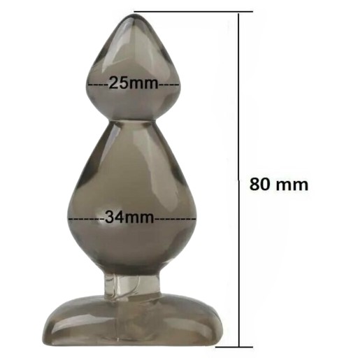 Gélový análny kolík Sex análny análny kolík Mini análne dildo pre mužov a ženy
