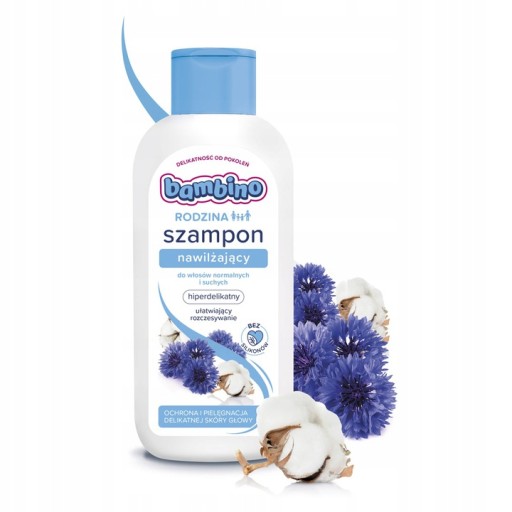 BAMBINO FAMILY Hydratačný šampón 400ml+ zdarma