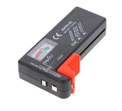 TESTER METER NA BATÉRIE AAA AA 9V
