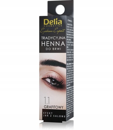 Delia Henna Traditional na obočie a mihalnice Grafit