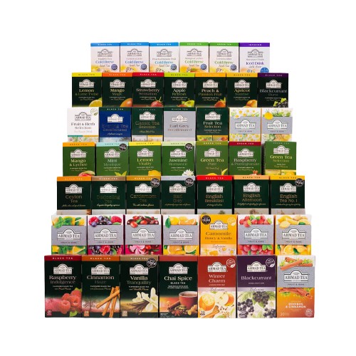 AHMAD TEA 20tb v obálkach, výber príchutí, NAJLACNEJŠIE