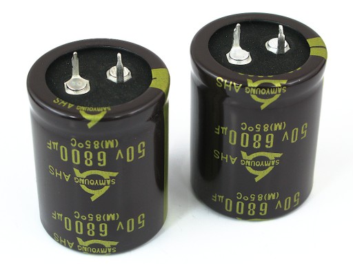 KONDENZÁTOR 6800uF / 50V 30x40mm SAMYOUNG HQ AUDIO