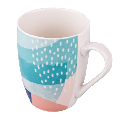 DARČEKOVÝ HRNČEK 300ml Z PORCELÁNU, ABSTRAKTNÝ VZOR