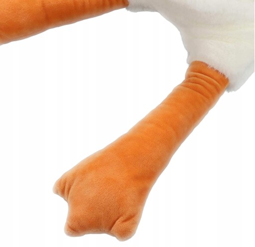 VANKÚŠ MASKOT, PLYŠ, HUS, KÁČKA, VEĽKÝ 50 cm XL