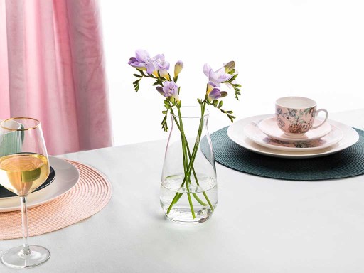 Sklenená váza na kvety 18,5 cm Dekorácie Ornament Altom Design