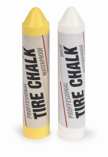 Kriedový značkovač na pneumatiky, žltý, hrubý, PROFI, 17 mm - 5 kusov