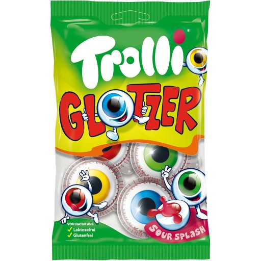 Trolli Glotzer ovocné marshmallows kyslé oči 75g 4 ks