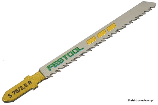 List do priamočiarej píly FESTOOL WOOD FINE CUT S 75/2,5 R zubov DOWN