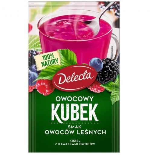 DELECTA FRUIT hrnček ŽELÉ LESNÉ OVOCIE 30G x10