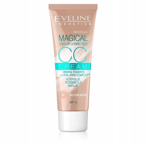 Eveline Magical CC No. 52 Stredne béžový CC krém 30 ml