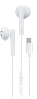 Dizajnové slúchadlá do uší WK s konektorom USB typu C