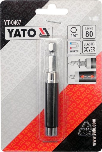 Magnetický držiak bitov 1/4 predĺženie Yato