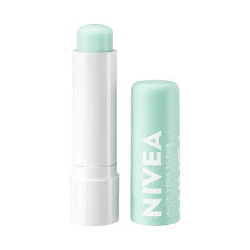 NIVEA Peeling na pery v rúži s aloe - ošetrujúci a vyhladzujúci 4,8g