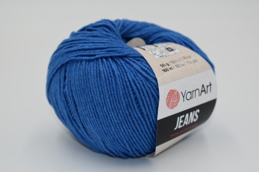 YARNART JEANS 16 modrá priadza