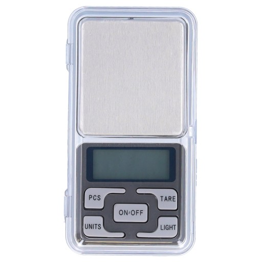 Elektronická presná LCD váha na šperky, vrecková mini, 500/001g