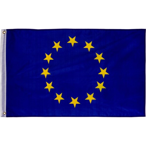 EURÓPSKA VLAJKA EURÓPSKEJ ÚNIE 120x80 CM NA SŤAŽI