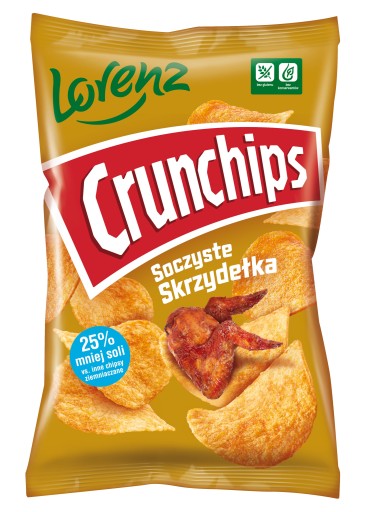 Crunchips Zemiakové lupienky s príchuťou papriky 140 g