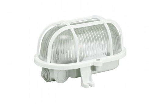 Lampa s oválnym kanálom s plastovou sieťkou 60W