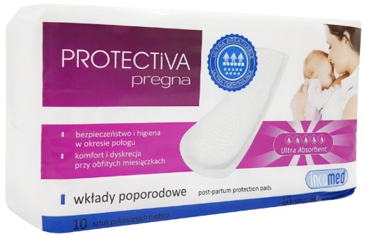 POZÓDNE VLOŽKY Pregna VLOŽKY 10 ks.