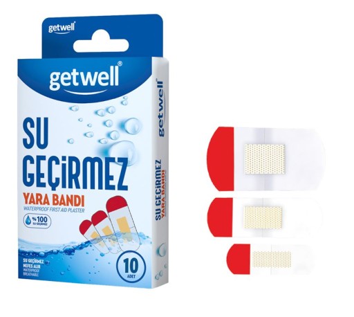 VODEODOLNÉ ZÁPLATY GETWELL, mix veľkostí, 10 ks