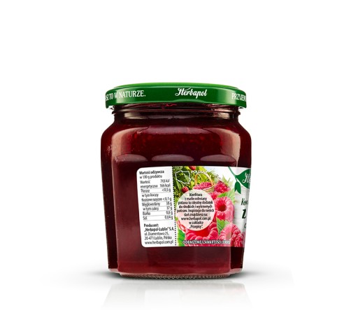 Herbapol Extra malinový džem 240g