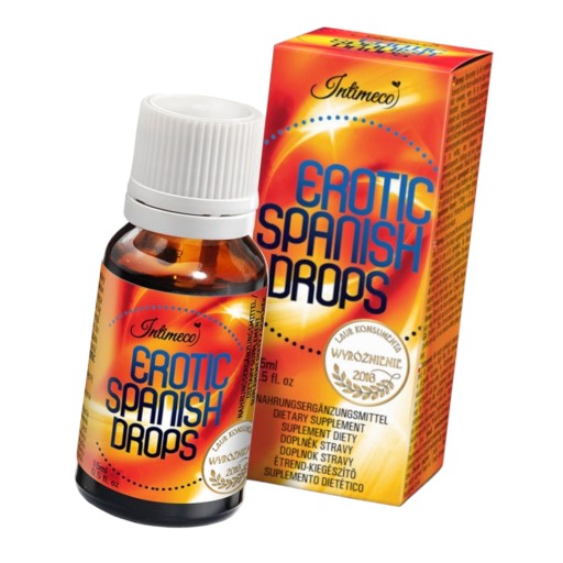 INTIMECO Spanish Fly: Erotic Drops Enhancing Sensations, 15 ml