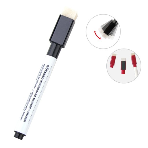 Tabuľové fixky stierateľné za sucha s magnetom DRY-ERASE MARKERS 4 ks