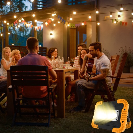 HALOGÉNOVÁ PRENOSNÁ LED 30W LAMPA VÝKONNÁ BATÉRIA