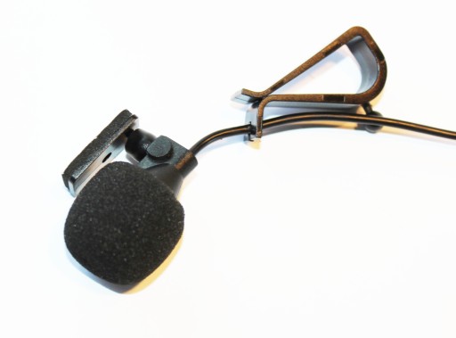 Stereofónny externý mini jack mikrofón do auta