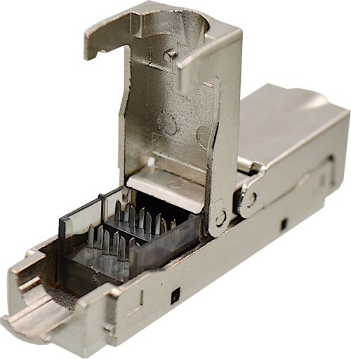 BEZNÁSTROJOVÝ MODULOVÝ KONEKTOR RJ45 CAT.6A STP HLAV