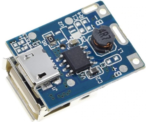 Nabíjačka step-up konvertor microUSB USB 1A 5V
