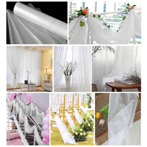 Organza SMOOTH PINK prášok na stôl behúň dekorácia na stôl hostie svadobné 36x900