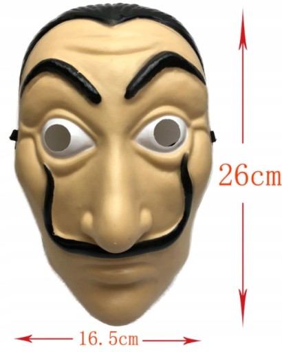 LA CASA DE PAPEL MASKA SALVADOR DALI BELLA CIAO PROFESOR HALLOWEEN