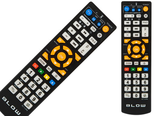Univerzálny diaľkový ovládač BLOW s vlastným učením pre DVD SAT TV