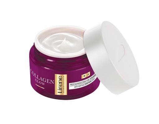 COLLAGEN GLOW VYHLADZUJÚCI KRÉM PROTI VRÁSKÁM 50+ LIRENE