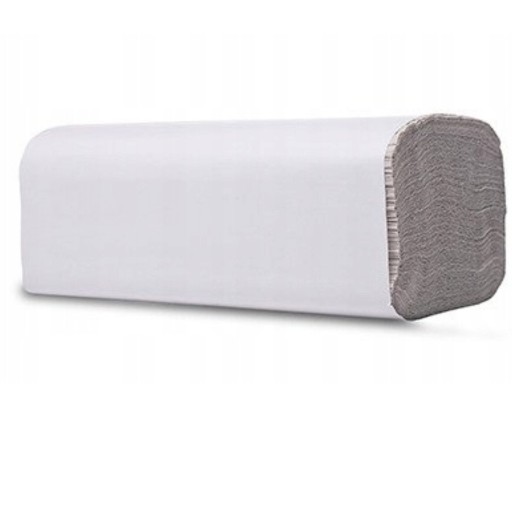 Papierová utierka ZZ BIELA skladaná 2W CELULÓZA HRUBÝ papier 25x21,5