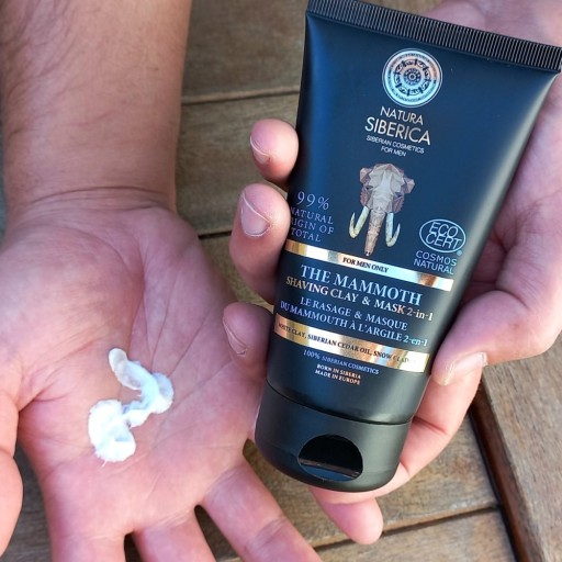 Natura Siberica Men Penová maska na holenie 2v1 The Mammoth 150ml SEOL